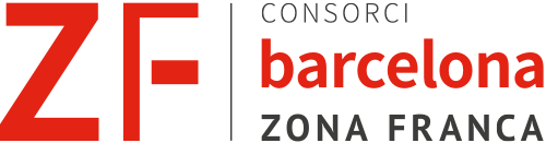 Logotipo del Consorci Barcelona Zona Franca. Click para ir a página de inicio