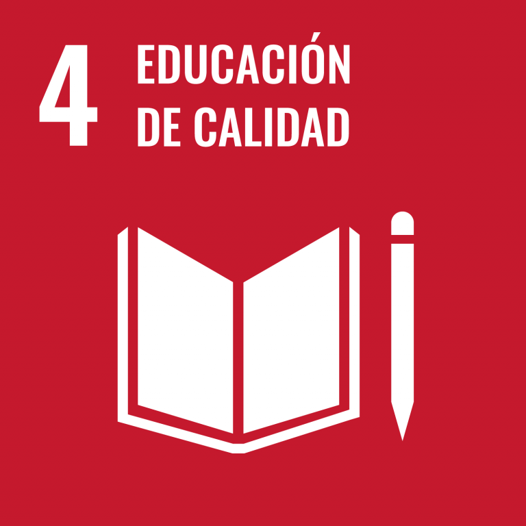 Icono ODS 4- Educación de calidad