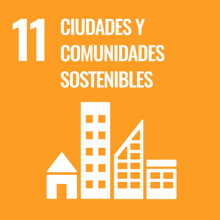 Icono ODS 11 - Ciudades y comunidades sostenibles