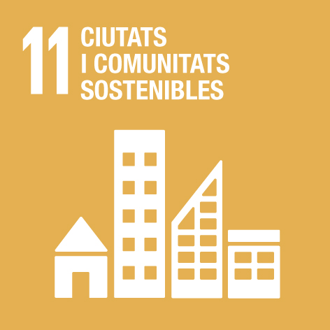 Icona ODS 11- Ciutats i Comunitats Sostenibles