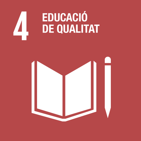 Icona ODS 4- Educació de Qualitat