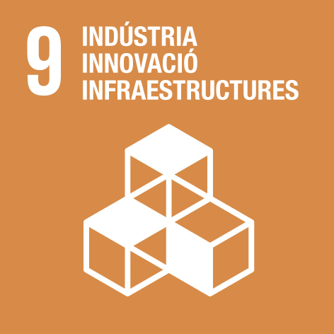 Icona ODS 9- Indústria, Innovació, Infraestructures