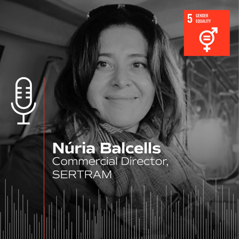 Núria Balcells podcast cover - The ability to adapt is essential for progress