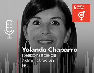 Portada Podcast Yolanda Chaparro, Responsable de Administración BCL - Versión ES